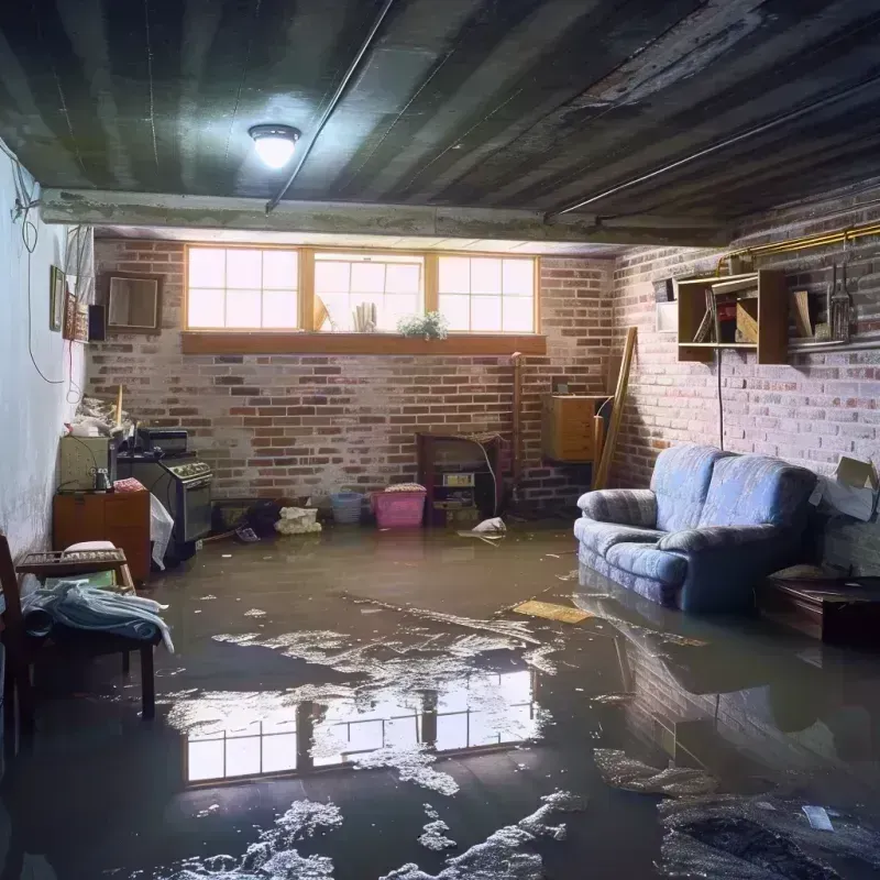 Flooded Basement Cleanup in West Union, WV